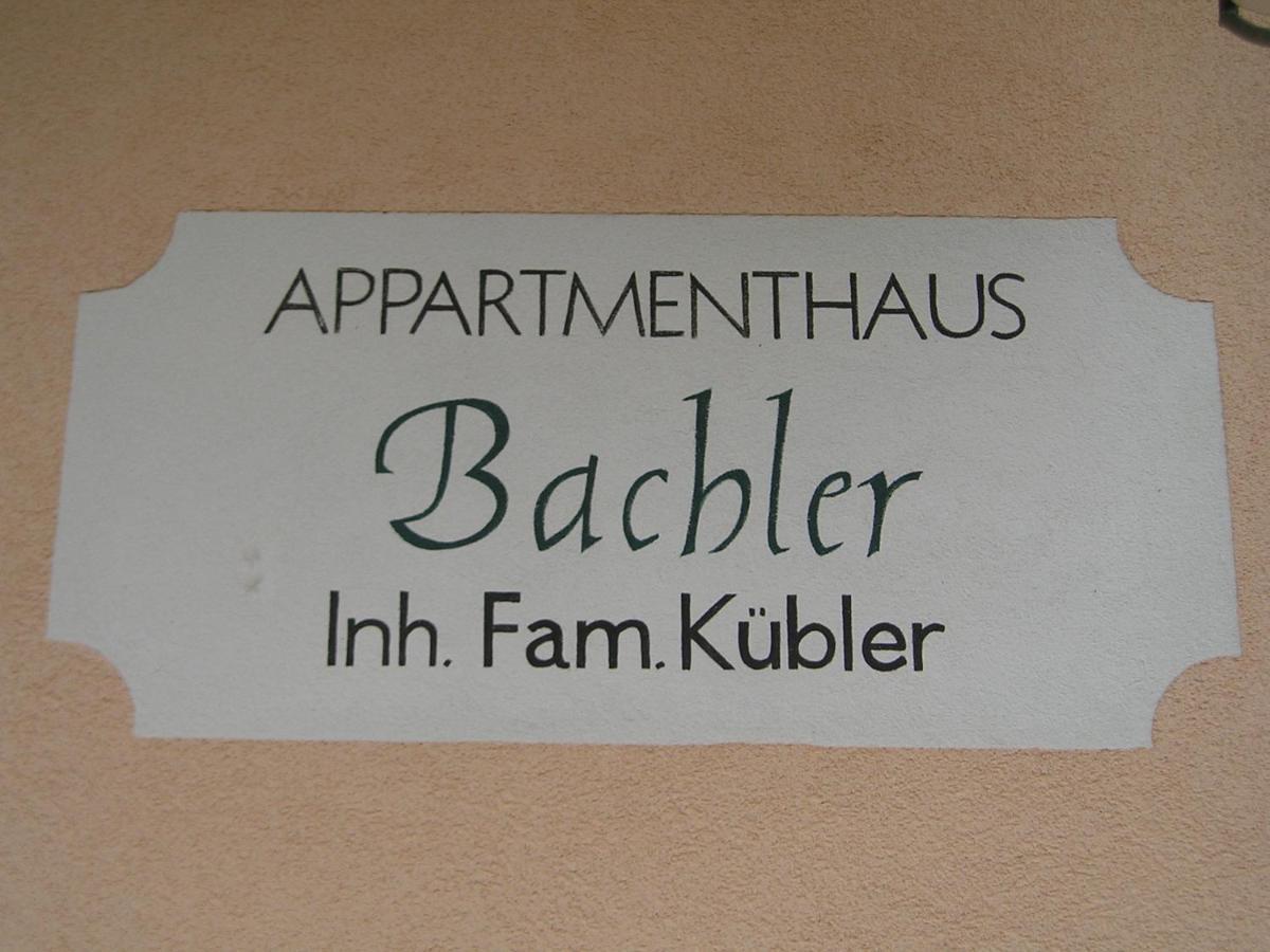 Appartmenthaus Bachler Eksteriør billede